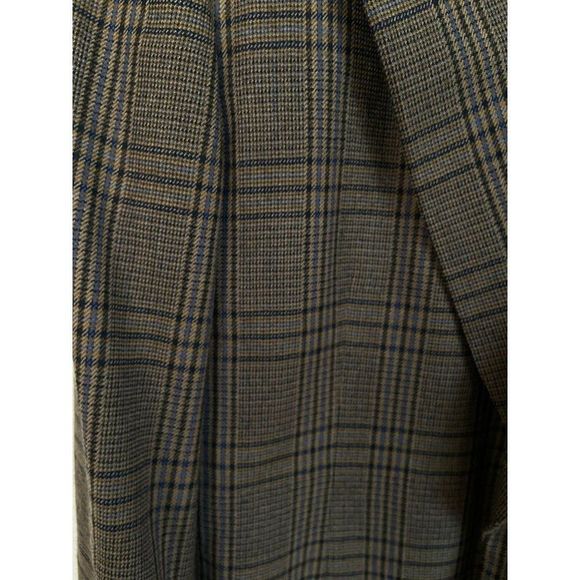 Amen Wardy Plaid Dark Academia 100% Wool Blazer XL Harry Potter Hogwarts - Picture 5 of 6
